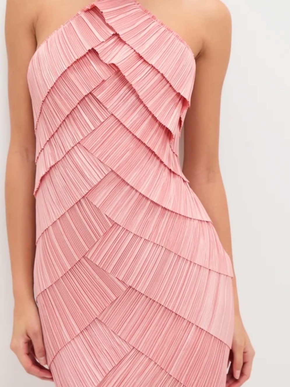 Cult Gaia Petal Pink Patrizia Dress